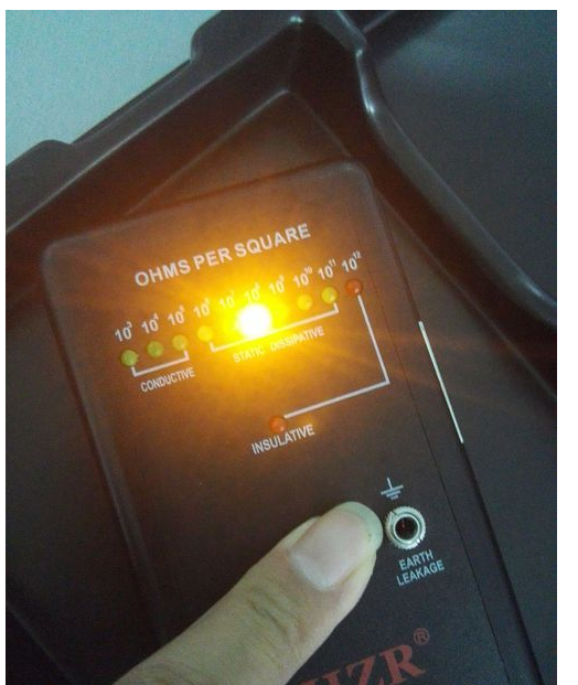 托盤(pán)測(cè)試靜電